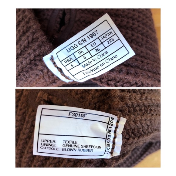 NEW UGG AUSTRALIA Sweater Knit Boots Knee High Tall Boots Short Boot Booties - Picture 2 of 8